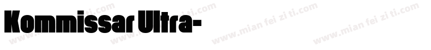 Kommissar Ultra字体转换